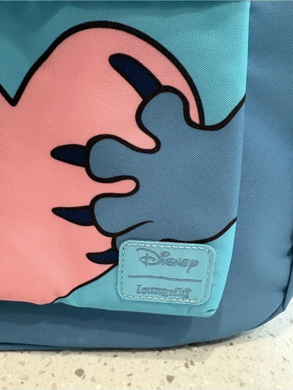 NWT Loungefly Stitch Kids Blue Character Backpack with Pink Heart